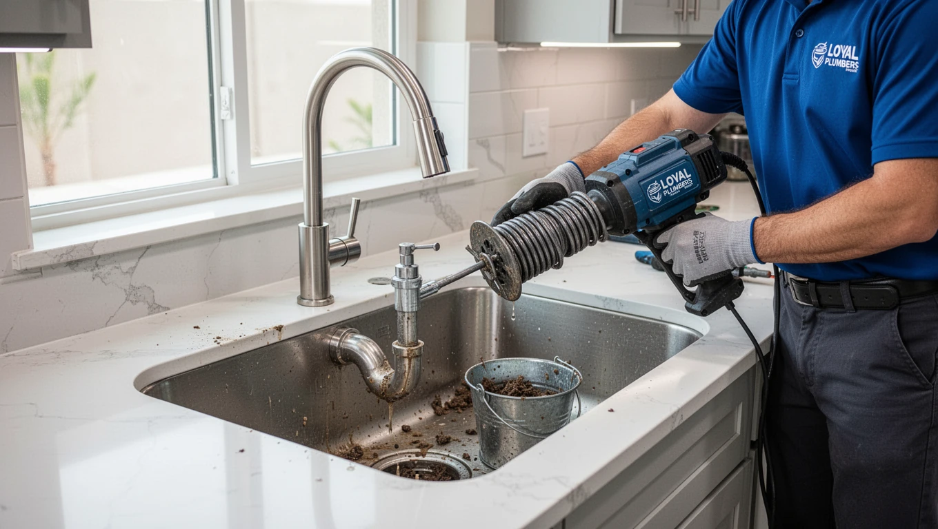 Clogged Kitchen Sink & Drain Clearing